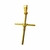 Pingente Cruz Fio (P) Banhado A Ouro 18k - Destake Atacado