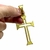 Pingente Cruz Templário Vazada (G) Banhado A Ouro 18k