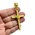Pingente Cruz Amarrada (M) Banhado A Ouro 18k - comprar online