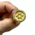 Anel Estrela de Davi Redondo Banhado A Ouro 18k
