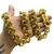 Corrente 20mm Friso Triplo Banhado A Ouro 18k