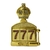 Pingente 777 Brilhantes Banhado A Ouro 18k