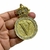 Pingente Letra Cravejado Banhado A Ouro 18k