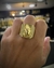 Anel FÉ Mão pra cima Banhado A Ouro 18k - Lançamentos - comprar online
