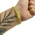 Pulseira 7mm Grumet Dupla Marcação 750 Banhado a Ouro 18k - comprar online