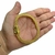 Pulseira 7mm Grumet Dupla Marcação 750 Banhado a Ouro 18k na internet