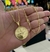 Corrente 2mm Cartier Premium + Pingente Banhado A Ouro 18k