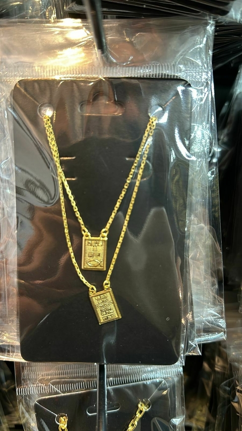 Escapulário Banhado A Ouro 18k - Lançamento