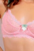 Conjunto em renda com sutiã sem bojo com aro - Fina Flor Lingerie