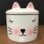 Porta objetos de porcelana Gatinho