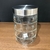 Kit Potes de vidro com tampa inox - Casa Cale Presentes & Utilidades