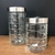 Kit Potes de vidro com tampa inox - comprar online