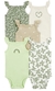 Kit de body Carter's regata (5 peças) - Candy Green - comprar online