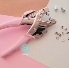 Imagen de Kit perforadora y colocadora eyelet con 2 puntas y 160 ojalillos
