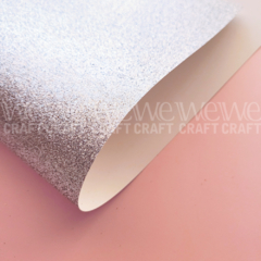 Cartulina con glitter | 35x50cm | PLATA