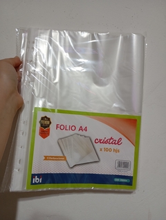Folios A4 | Ibi Craft| 11 perforaciones x 100 unidades