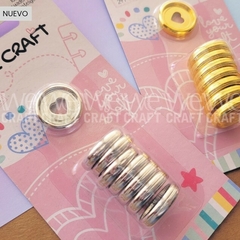 Anillos | discos de expansión | Plata 24mm x 8 uni - Insumos de impresion Burzaco