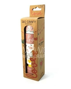 Cintas adhesivas washi tape | love | Ibi Craft - tienda online