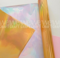 Papel transfer FOIL | reactivo al toner | GOLD RAINBOW - comprar online