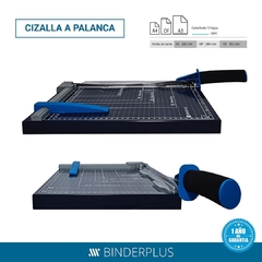 Guillotina a palanca | tamaño oficio 38cm | autoafilable | Binderplus en internet