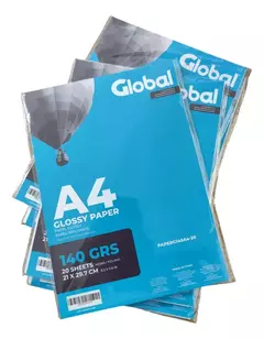 Fotografico brillante Global | 140gr A4 20hjs