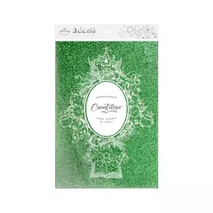 Cuentilina | papel con glitter | Verde pocion de bruja | A4 - comprar online