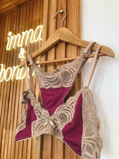 Conjunto Jazmin Avellana y vino