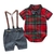 Roupas bebê menino verão cavalheiro ternos de aniversário vestido de festa re - comprar online