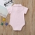 Macacão bebê recém-nascido 0-12 meses 2022 verão sólido 3 cores polo infant - comprar online
