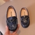 Bebê meninos sapatos de couro crianças casuais apartamentos crianças mocassin - Thomas Baby 