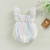 Roupa doce verão do bebê recém-nascido meninas macacão de algodão tule mult - comprar online
