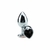 Plug Anal P Metal- Formato de Coração PRETO - comprar online