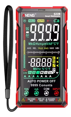 Multímetro Digital Aneng Voltimetro Lcd 9999 Cuentas 622b - comprar online