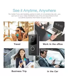 Portero Visor Wifi Doorbell Audio Y Video - tienda online