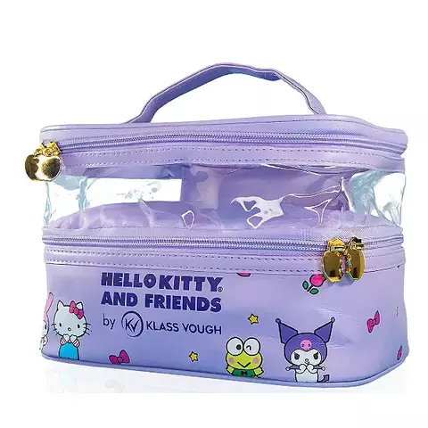 Necessaire Estruturada Hello Kitty and Friends - Klass Vough