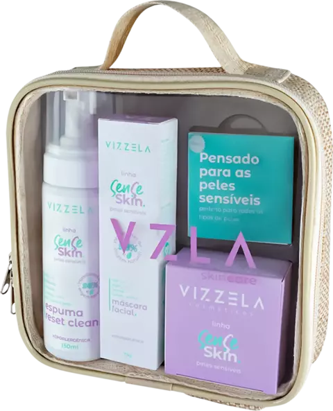 Kit Vizzela Cosméticos Sense Skin (4 Produtos)