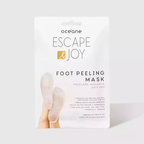 Máscara Esfoliante para Pés com Óleo de Coco - Foot Peeling Mask