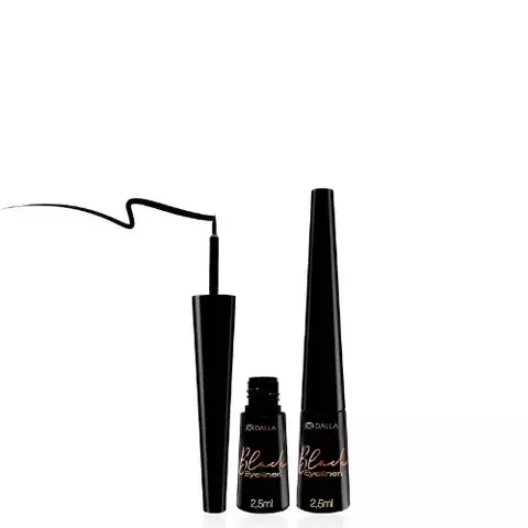 Delineador Liquido Preto - Dalla