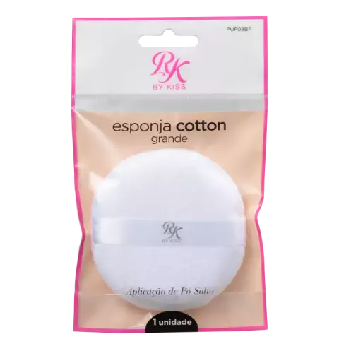 Kiss New York Ruby Kisses Cotton Grande - Esponja para Pó Solto