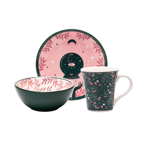 Conjunto Lanche 3 pçs Unni Magia