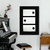 Quadro Black & White - Abstrato QR2043 na internet