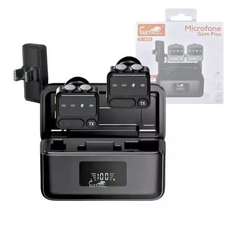 MICROFONE LAPELA DOIS EM UM EL-1852/CÓD.7916448 - comprar online