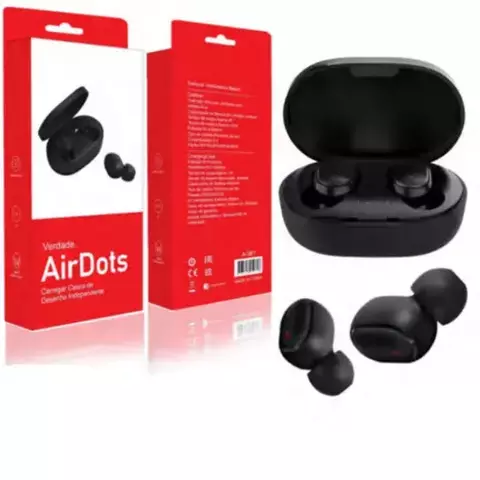 FONE DE OUVIDO RED AIRDOTS VERMELHO BLUETOOTH/CÓD.32451 - comprar online