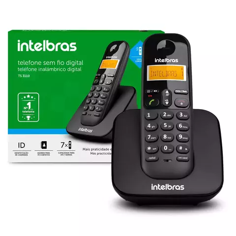 TELEFONE S/FIO INTELBRAS TS 3110/CÓD.26168 - comprar online