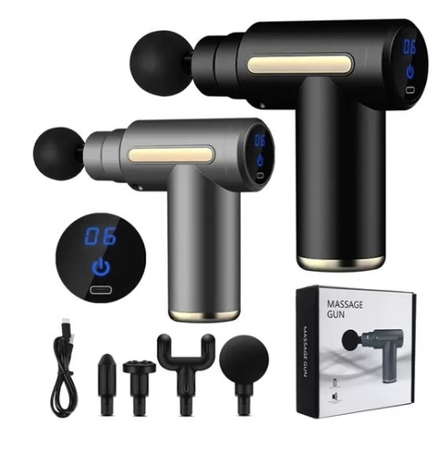 MASSAGEADOR GUN CAIXA PRETA MENOR/CÓD.7902626