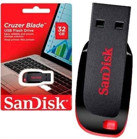 PENDRIVE SANDISK SDCZ50 32GB BLADE P/VM