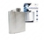 Cantil de Bolso em Aço Inox 169,8ml COD:33740