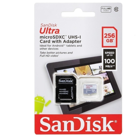 CARTÃO DE MEMÓRIA SANDISK 256GB ULTRA/CÓD.33853