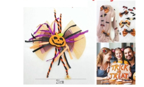 LAÇOS DE CABELO PARA HALLOWEEN / CÓD. 7903425