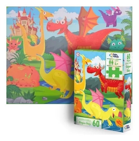 JOGO QUEBRA CABEÇA DRAGON BABY / CÓD. 7910652